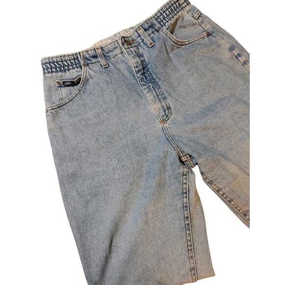 Lee Vintage 90's Jeans Womens Size 12 M Mom High Rise Denim Light Blue - Picture 2 of 11